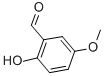 2-Hydroxy-5-methoxybenzaldehyde CAS#: 672-13-9