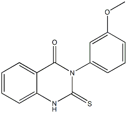 2-MERCAPTO-3-(3-METHOXY-PHENYL)-3H-QUINAZOLIN-4-ONE CAS#: 56671-19-3