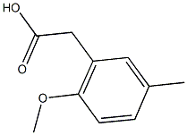 (2-METHOXY-5-METHYLPHENYL)ACETIC ACID CAS#: 58506-24-4