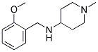(2-METHOXY-BENZYL)-(1-METHYL-PIPERIDIN-4-YL)-AMINE CAS#: 416869-87-9