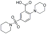 2-MORPHOLIN-4-YL-5-(PIPERIDINE-1-SULFONYL)-BENZOIC ACID CAS#: 568566-60-9