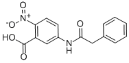 2-NITRO-5-(PHENYLACETYLAMINO)-BENZOIC ACID CAS#: 52033-70-2