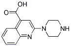 2-PIPERAZIN-1-YL-QUINOLINE-4-CARBOXYLIC ACID CAS#: 425622-09-9