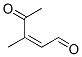 2-Pentenal, 3-methyl-4-oxo-, (Z)- (9CI) CAS#: 58921-44-1