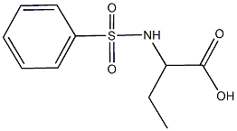 2-(Phenylsulfonylamino)butanoic acid CAS#: 51786-16-4