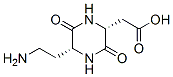 2-Piperazineacetic acid, 5-(2-aminoethyl)-3,6-dioxo-, (2R,5R)- (9CI) CAS#: 499775-02-9