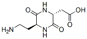 2-Piperazineacetic acid, 5-(2-aminoethyl)-3,6-dioxo-, (2R,5S)- (9CI) CAS#: 499775-00-7