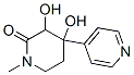 2-Piperidinone, 3,4-dihydroxy-1-methyl-4-(4-pyridinyl)- (9CI) CAS#: 446027-96-9