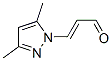 2-Propenal, 3-(3,5-dimethyl-1H-pyrazol-1-yl)- CAS#: 50771-79-4