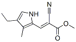 2-Propenoicacid,2-cyano-3-(4-ethyl-3-methyl-1H-pyrrol-2-yl)-,methylester(9CI) CAS#: 488091-94-7