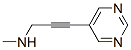 2-Propyn-1-amine, N-methyl-3-(5-pyrimidinyl)- (9CI) CAS#: 450357-09-2