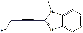 2-Propyn-1-ol,3-(1-methyl-1H-benzimidazol-2-yl)-(9CI) CAS#: 545421-81-6
