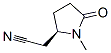 2-Pyrrolidineacetonitrile,1-methyl-5-oxo-,(2R)-(9CI) CAS#: 479411-64-8