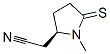 2-Pyrrolidineacetonitrile,1-methyl-5-thioxo-,(2R)-(9CI) CAS#: 479411-65-9