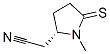 2-Pyrrolidineacetonitrile,1-methyl-5-thioxo-,(2S)-(9CI) CAS#: 479411-61-5