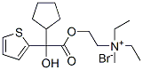 2-(alpha-cyclopentyl-alpha-2-thienylglycolloyloxy)ethyldiethyl(methyl)ammonium bromide CAS#: 60-44-6