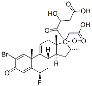 2-bromo-6beta-fluoro-17,21-dihydroxy-16alpha-methylpregna-1,4,9(11)-triene-3,20-dione 17,21-di(acetate) CAS#: 57781-53-0