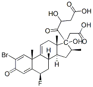 2-bromo-6beta-fluoro-17,21-dihydroxy-16beta-methylpregna-1,4,9(11)-triene-3,20-dione 17,21-di(acetate) CAS#: 57781-54-1