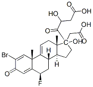 2-bromo-6beta-fluoro-17,21-dihydroxypregna-1,4,9(11)-triene-3,20-dione 17,21-di(acetate) CAS#: 57808-78-3