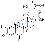 2-bromo-9beta,11beta-epoxy-6beta-fluoro-17,21-dihydroxypregna-1,4-diene-3,20-dione 17,21-di(acetate) CAS#: 57808-79-4
