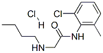 2-(butylamino)-N-(2-chloro-6-methylphenyl)acetamide monohydrochloride CAS#: 6027-28-7