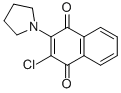2-chloro-3-pyrrolidino-1,4-naphthoquinone CAS#: 59641-25-7