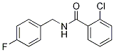 2-chloro-N-(4-fluorobenzyl)benzamide CAS#: 550300-19-1