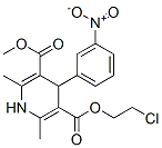 2-chloroethyl methyl 1,4-dihydro-2,6-dimethyl-4-(3-nitrophenyl)pyridine-3,5-dicarboxylate CAS#: 54527-89-8