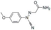 2-cyano-2-(4-methoxyphenyl)diazenyl-acetamide CAS#: 5466-18-2