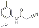 2-cyano-N-(2-methoxy-5-methylphenyl)acetamide CAS#: 544671-28-5
