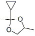 2-cyclopropyl-2,4-dimethyl-1,3-dioxolane CAS#: 5458-21-9