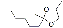2-hexyl-2,4-dimethyl-1,3-dioxolane CAS#: 5461-65-4