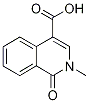 2-methyl-1-oxo-1,2-dihydroisoquinoline-4-carboxylic acid(SALTDATA: FREE) CAS#: 54931-62-3