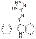 2-phenyl-3-(1H-1,2,4-triazol-5-ylazo)-1H-indole CAS#: 55425-38-2