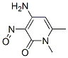 2(1H)-Pyridone, 4-amino-1,6-dimethyl-3-nitroso- (7CI,8CI) CAS#: 5658-87-7