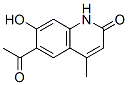 2(1H)-Quinolinone, 6-acetyl-7-hydroxy-4-methyl- (9CI) CAS#: 406699-90-9