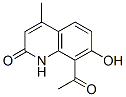 2(1H)-Quinolinone, 8-acetyl-7-hydroxy-4-methyl- (9CI) CAS#: 406699-89-6