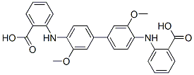 2,2'-((3,3'-dimethoxy(1,1'-biphenyl)-4,4'-diyl)diimino)bis-benzoic acid CAS#: 52962-95-5