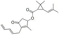 2,2-Dimethyl-3-(2-methyl-1-propenyl)cyclopropane-1-carboxylic acid 2-methyl-4-oxo-3-(2,4-pentadienyl)-2-cyclopenten-1-yl ester CAS#: 56586-14-2
