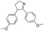 2,3-Bis(p-methoxyphenyl)-1-pyrroline CAS#: 5782-30-9