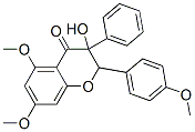2,3-Dihydro-3-hydroxy-5,7-dimethoxy-2-(4-methoxyphenyl)-3-phenyl-4H-1-benzopyran-4-one CAS#: 55557-08-9