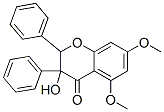 2,3-Dihydro-3-hydroxy-5,7-dimethoxy-2,3-diphenyl-4H-1-benzopyran-4-one CAS#: 55282-36-5