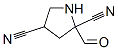 2,4-Pyrrolidinedicarbonitrile, 2-formyl- (9CI) CAS#: 403497-93-8