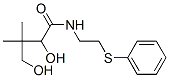2,4-dihydroxy-3,3-dimethyl-N-(2-phenylsulfanylethyl)butanamide CAS#: 6641-86-7