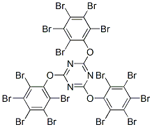 2,4,6-Tris(pentabromophenoxy)-1,3,5-triazine CAS#: 54203-05-3