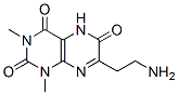 2,4,6(3H)-Pteridinetrione, 7-(2-aminoethyl)-1,5-dihydro-1,3-dimethyl- CAS#: 5752-28-3