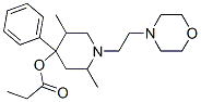 2,5-Dimethyl-1-(2-morpholinoethyl)-4-phenyl-4-propionyloxypiperidine CAS#: 54521-90-3