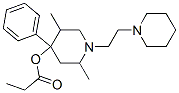2,5-Dimethyl-4-phenyl-1-(2-piperidinoethyl)piperidin-4-ol propionate CAS#: 54521-88-9