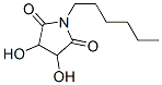 2,5-Pyrrolidinedione, 1-hexyl-3,4-dihydroxy- (9CI) CAS#: 446833-95-0