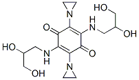 2,5-diaziridin-1-yl-3,6-bis(2,3-dihydroxypropylamino)cyclohexa-2,5-diene-1,4-dione CAS#: 59886-55-4